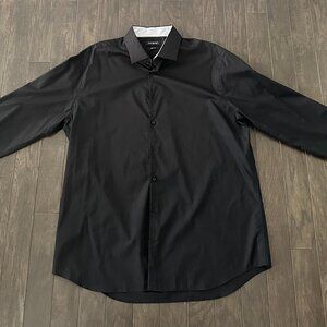 Black Marks & Spencer Autograph Tailored Fit Size 18 Dress Shirt x 2